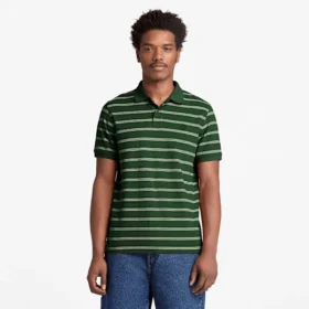 Millers River gestreiftes Poloshirt mit Kurzarm für Herren