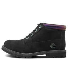 Nellie 6-Inch Chukka-Stiefel mit Irisierungseffekt, wasserdicht „Schwarz Nubuck“