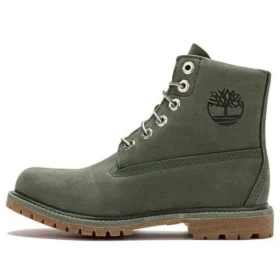 Nellie 6-Inch Wasserdichte Stiefel „Dunkelgrünes Nubuk“