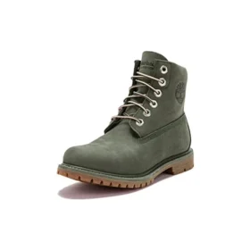 Nellie 6-Inch Wasserdichte Stiefel „Dunkelgrünes Nubuk“