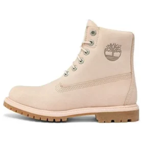 Paninara kragenlose 6-Inch Boot „Hellrosa Nubuk“