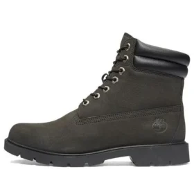 Premium 6-Inch Boot mit doppeltem Kragen „Schwarz“