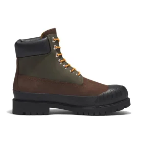Premium 6-Inch Boot mit Gummikappe „Dark Brown“