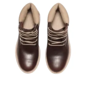 Premium 6-Inch Lace Up Stiefel „Burgundy“