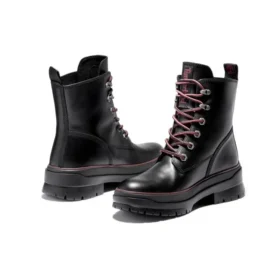 Premium 6-Inch Waterproof Boot „Black Red“