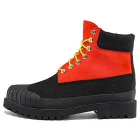 Premium 6-Inch Waterproof Boot „Medium Orange Nubuck mit Schwarz“
