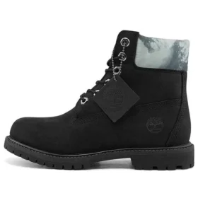Premium 6-Inch Waterproof Boot mit breiter Passform „Schwarz Nubuck“