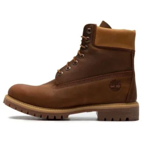 Premium 6-Inch Waterproof Boot „Mittelbraun-Gelb“