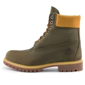 Premium 6-Inch Waterproof Boot „Olivgrün Gelb“
