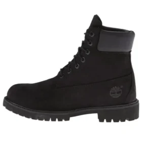 Premium 6-Inch Waterproof Boot „Schwarzes Nubukleder“