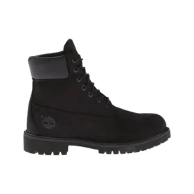 Premium 6-Inch Waterproof Boot „Schwarzes Nubukleder“