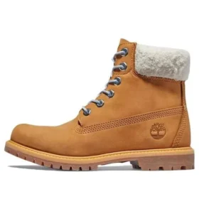 Premium 6-Inch Waterproof Boot „Weizen-Nubuk und Blau“