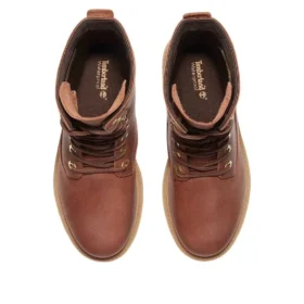 Premium 8-Zoll-Schnürstiefel „Braun“