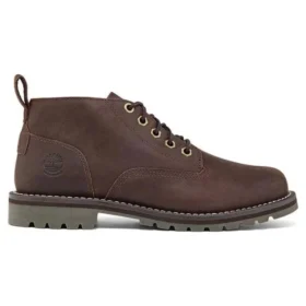 Redwood Falls wasserdichte Chukka-Stiefel „Dark Brown Full Grain“