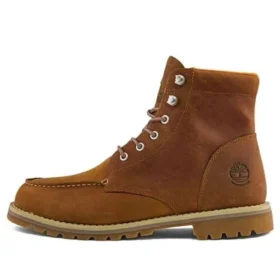 Redwood Falls Wasserdichte Moc-Toe-Stiefel mit breiter Passform „Rust Nubuck“