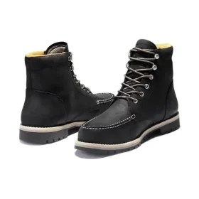 Redwood Falls Wasserdichter Mokassin-Stiefel „Schwarz Full-Grain“