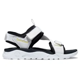 Ripcord Sandalen mit zwei Riemen „White Schwarz“