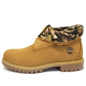 Roll Top Premium Stiefel Basic „Weizenbraun Camouflage“