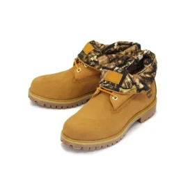 Roll Top Premium Stiefel Basic „Weizenbraun Camouflage“