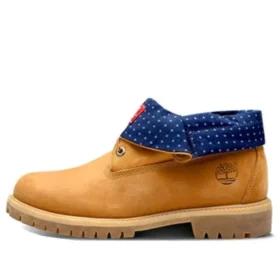 Roll Top Stiefel Basic „Weizen Blue“