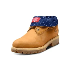 Roll Top Stiefel Basic „Weizen Blue“