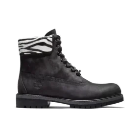 Safari Zebra 6-Inch Boot „Schwarz“