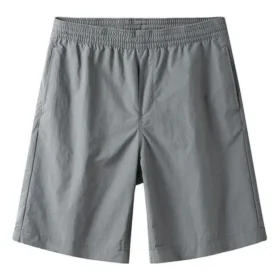 Shorts mit Logo auf der Gesäßtasche „Grey“