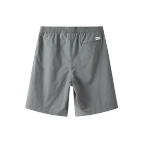 Shorts mit Logo auf der Gesäßtasche „Grey“