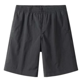 Shorts mit Logo auf der Gesäßtasche „Schwarz“