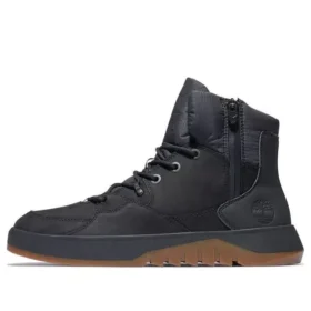 Supaway Side Zip Stiefel „Schwarz Nubuck“