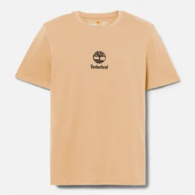 T-Shirt mit gestapeltem Logo und kurzen Ärmeln