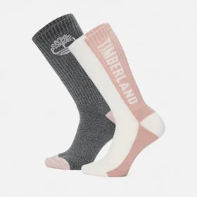 Timberland® 2er-Pack Color-Block Crew-Socken für Damen Timberland® 2er-Pack Color-Block Crew-Socken für Damen