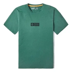Timberland Casual Rundhalsausschnitt mit Aufdruck, Shorts, Dunkelgrün Timberland Casual Rundhalsausschnitt mit Aufdruck, Shorts, Dunkelgrün