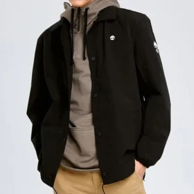 Timberland Classic wasserdichte Coach-Jacke Schwarz Timberland Classic wasserdichte Coach-Jacke Schwarz