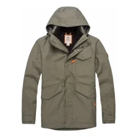 Timberland einfarbige Stay Warm Jacke Grau-Grün