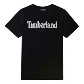 Timberland Freizeit-Shirt mit Rundhalsausschnitt und Aufdruck, kurzärmelig, Schwarz Timberland Freizeit-Shirt mit Rundhalsausschnitt und Aufdruck, kurzärmelig, Schwarz
