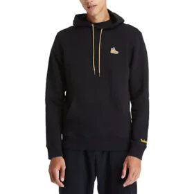 Timberland Logo Kapuzen-Sweatshirt Schwarz