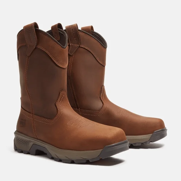 Timberland PRO® Titan™ Ev Pull-On Arbeitsstiefel für Herren mit Zehenschutzkappe aus Verbundmaterial, wasserdicht Timberland PRO® Titan™ Ev Pull-On Arbeitsstiefel für Herren mit Zehenschutzkappe aus Verbundmaterial, wasserdicht