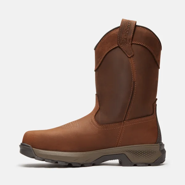 Timberland PRO® Titan™ Ev Pull-On Arbeitsstiefel für Herren mit Zehenschutzkappe aus Verbundmaterial, wasserdicht Timberland PRO® Titan™ Ev Pull-On Arbeitsstiefel für Herren mit Zehenschutzkappe aus Verbundmaterial, wasserdicht