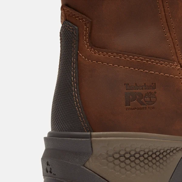 Timberland PRO® Titan™ Ev Pull-On Arbeitsstiefel für Herren mit Zehenschutzkappe aus Verbundmaterial, wasserdicht Timberland PRO® Titan™ Ev Pull-On Arbeitsstiefel für Herren mit Zehenschutzkappe aus Verbundmaterial, wasserdicht