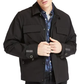 Timberland Reflective Cargo Jacke mit mehreren Taschen Schwarz