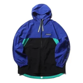Timberland Splicing Kapuzenjacke mit Reißverschluss Blau