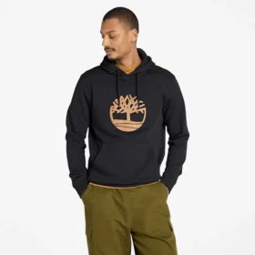 Timberland Tree Logo Hoodie – Schwarz/Weizen
