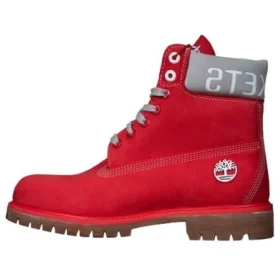 Timberland X NBA Houston Rockets 6-Inch Premium-Stiefel „Red Nubuck“