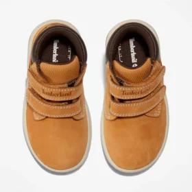 Toddler Toddle Tracks Stiefel aus weizenfarbenem Nubukleder Toddler Toddle Tracks Stiefel aus weizenfarbenem Nubukleder