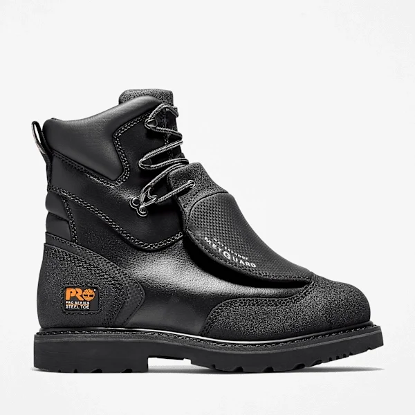Wasserdichter Arbeitsstiefel für Herren mit Stahlkappe und Met Guard Wasserdichter Arbeitsstiefel für Herren mit Stahlkappe und Met Guard