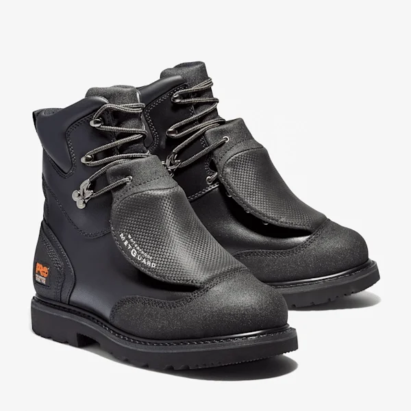 Wasserdichter Arbeitsstiefel für Herren mit Stahlkappe und Met Guard Wasserdichter Arbeitsstiefel für Herren mit Stahlkappe und Met Guard