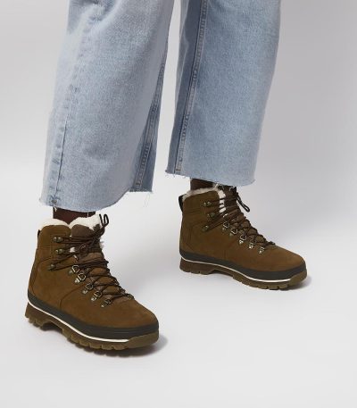 timberland euro hiker warm lined bootsrust